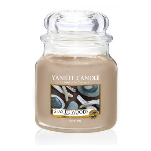 Yankee Candle Seaside Woods Candle ( přímořská dřeva ) - Vonná svíčka 623 g