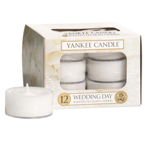 Wedding Day Candle ( svatební den ) - Aromatické čajové svíčky ( 12 ks ) 