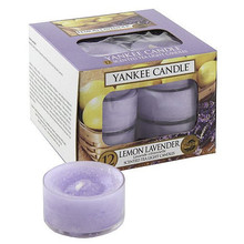 Lemon Lavender (citrón s levanduľou) - Aromatické čajové sviečky (12 ks)