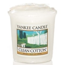 Clean Cotton Candle (čistá bavlna) - Aromatická votívná sviečka