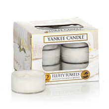 Fluffy Towels Candle ( načechrané ručníky ) - Aromatické čajové svíčky ( 12 ks ) 