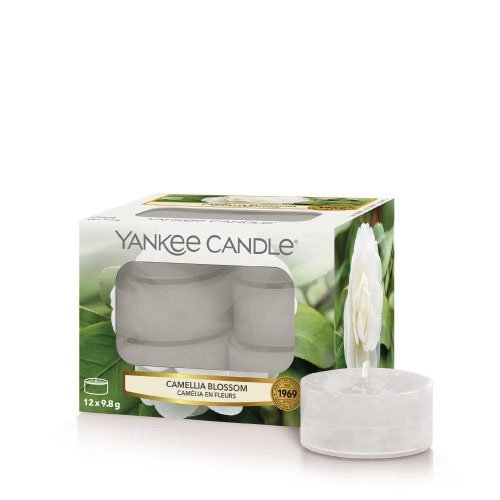 Yankee Candle Camellia Blossom Candle ( kamélie ) - Aromatické čajové svíčky ( 12 ks ) 9.8 g