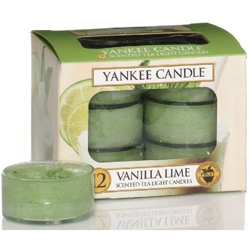 Vanilla Lime Candle ( vanilka s limetkou ) - Aromatické čajové svíčky ( 12 ks )