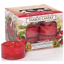 Red Raspberry Candle ( maliny ) - Aromatické čajové sviečky ( 12 ks )