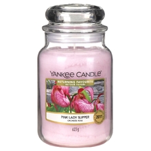 Pink Lady Slipper Candle  ( voňavý střevíčník ) - Vonná svíčka