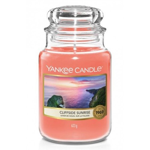 Yankee Candle Cliffside Sunrise Candle ( svítání na útesu ) - Vonná svíčka 104 g