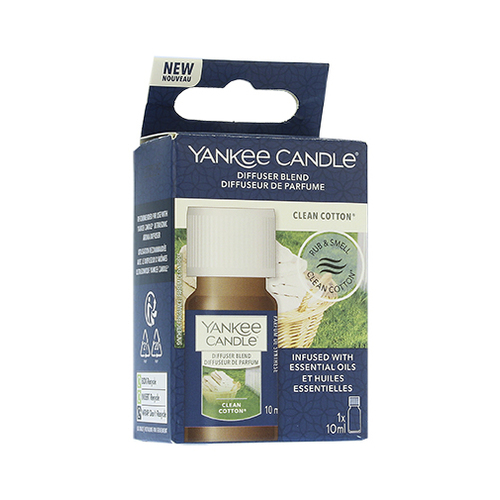 Yankee Candle Clean Cotton Ultrasonic Diffuser Blend ( čistá bavlna ) - Aroma olej 15 ml