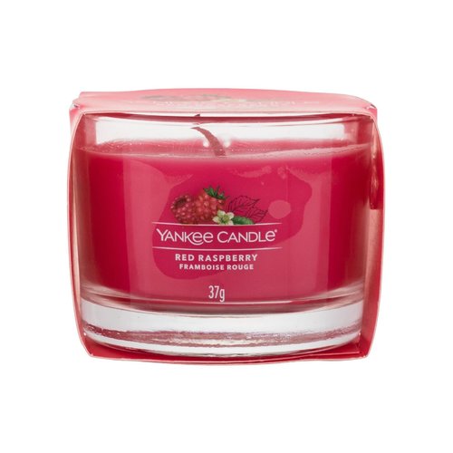 Red Raspberry ( maliny ) - Votivní svíčka ve skle