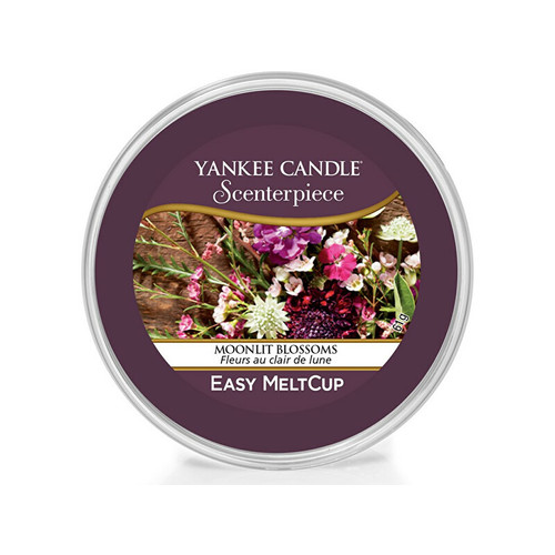 Yankee Candle Moonlit Blossoms Scenterpiece Easy MeltCup ( květiny ve svitu měsíce ) - Vonný vosk do aromalampy 61 g