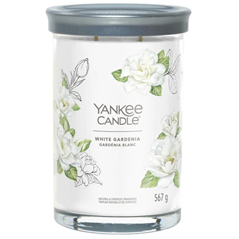 White Gardenia Signature Tumbler Candle ( biela gardénia ) - Vonná sviečka
