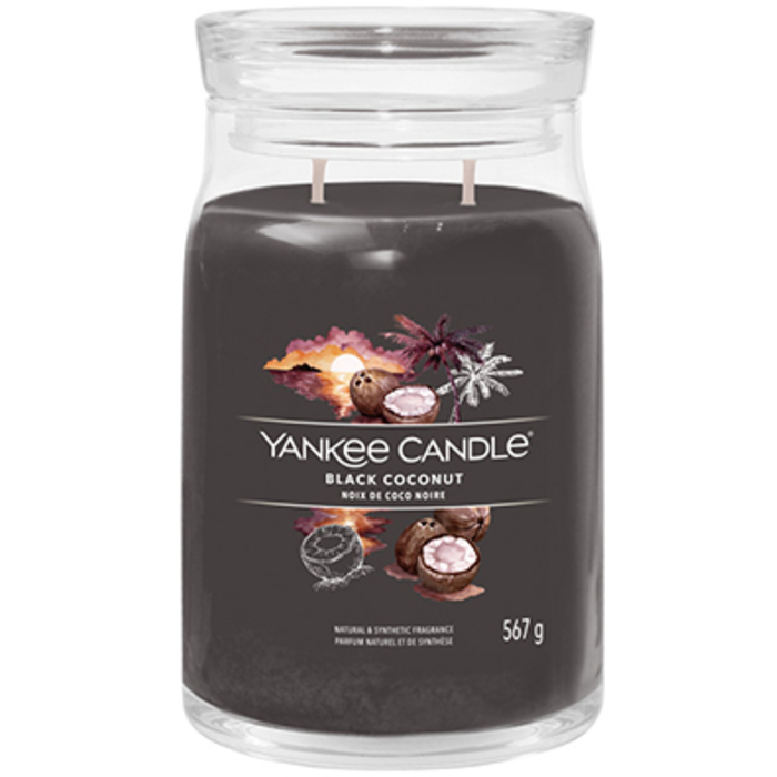 Black Coconut Signature Candle ( černý kokos ) - Vonná svíčka