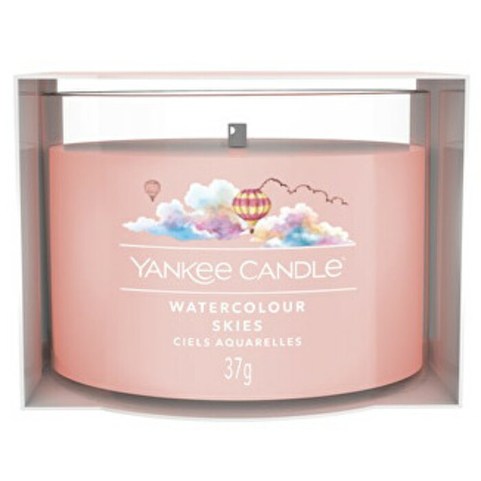 Watercolour Skies ( akvarelová obloha ) - Votivní svíčka ve skle