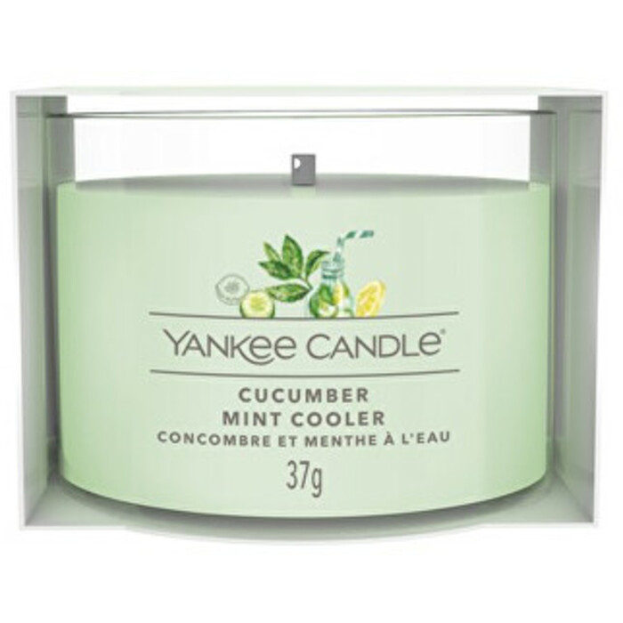 Cucumber Mint Cooler ( okurková limonáda s mátou ) - Votivní svíčka ve skle