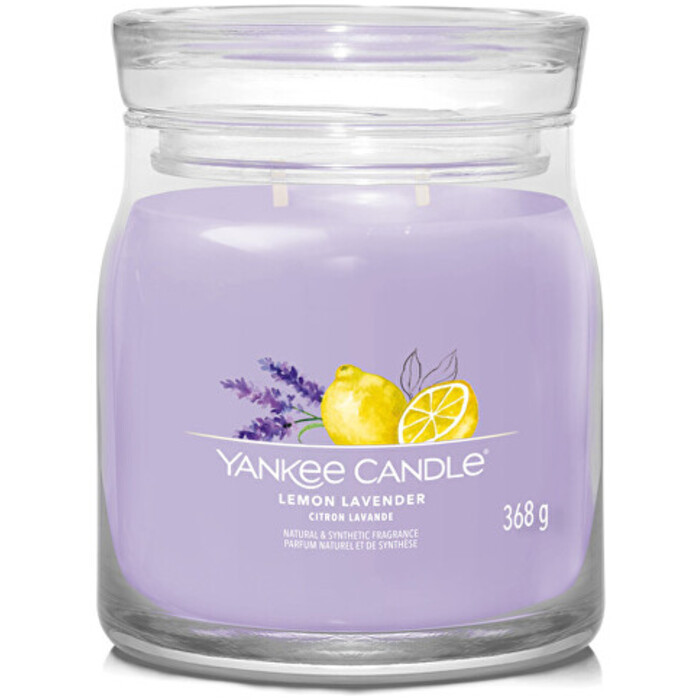Lemon Lavender Signature Candle ( citrón s levanduľou ) - Vonná sviečka
