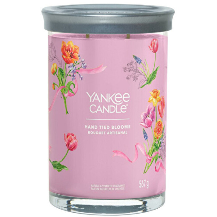 Hand Tied Blooms Signature Tumbler Candle ( ručně vázané květiny ) - Vonná svíčka