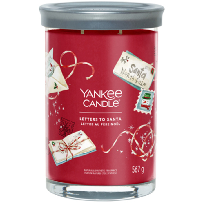 YANKEE CANDLE Signature Tumbler Letters to Santa 567 g
