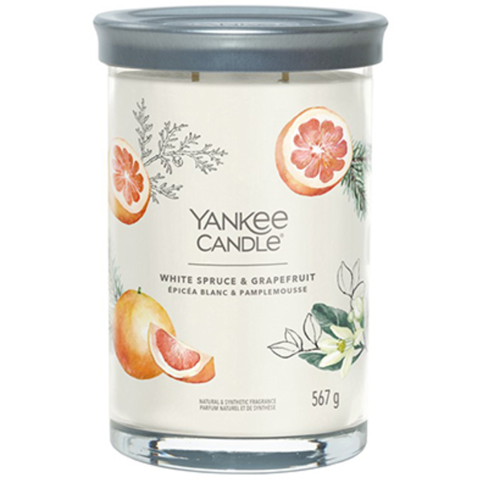 White Spruce & Grapefruit Signature Tumbler Candle ( bílý smrk a grapefruit ) - Vonná svíčka