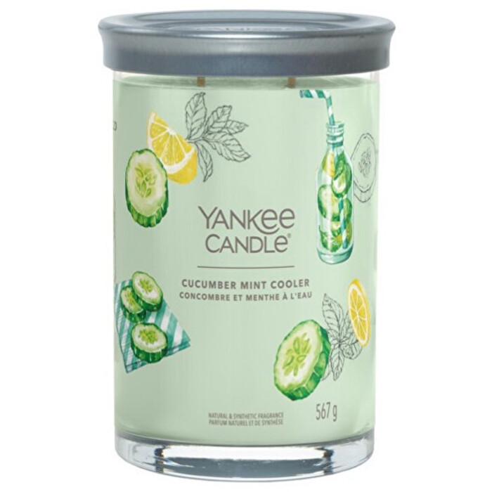 Cucumber Mint Cooler Signature Tumbler Candle ( okurková limonada s mátou ) - Vonná svíčka