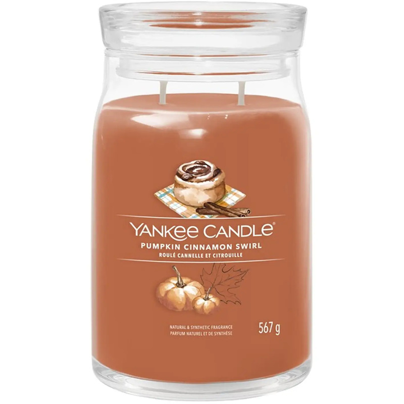Pumpkin Cinnamon Swirl Candle ( dýňovo-skořicový šnek ) - Vonná svíčka