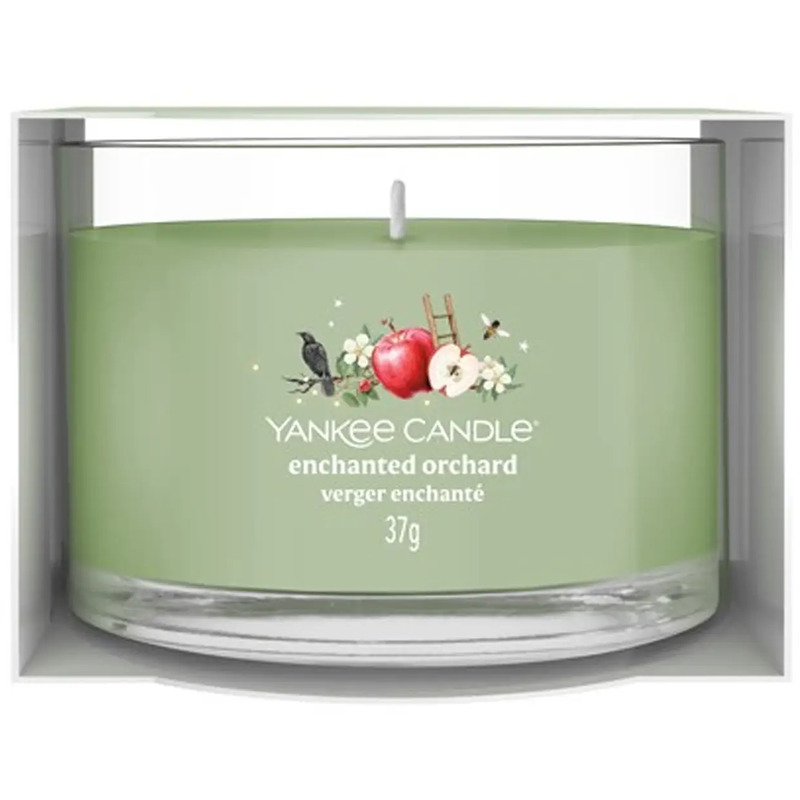 Enchanted Orchard ( kouzelný ovocný sad ) - Votivní svíčka ve skle