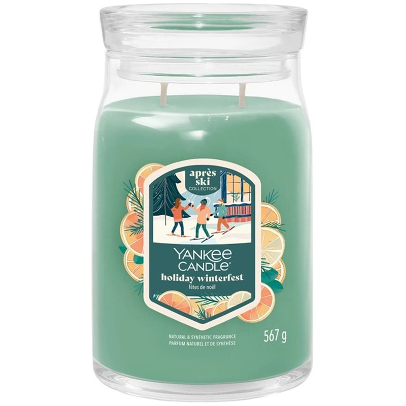 Holiday Winterfest Signature Candle ( zimní sváteční slavnosti ) - Vonná svíčka