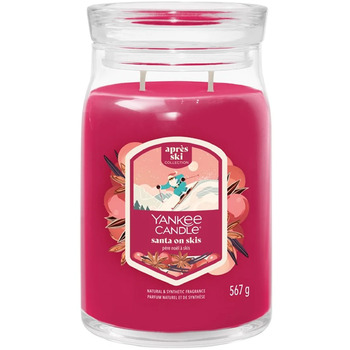 Santa On Skis Signature Candle ( Santa na lyžích ) - Vonná svíčka