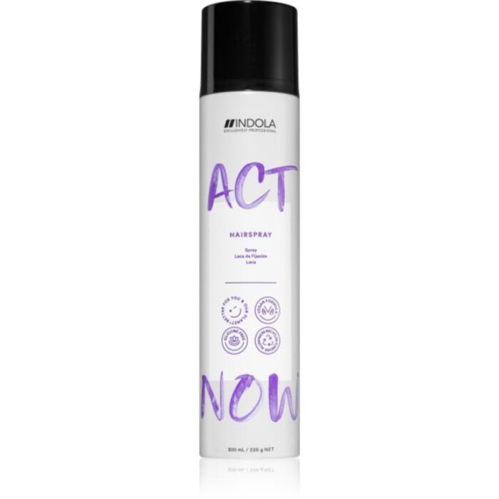 Indola Act Now! Hairspray - Lak na vlasy pro silnou fixaci 300 ml