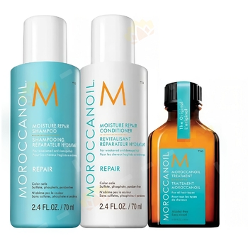 Repair Moisture Travel Trio - Dárková sada vlasové kosmetiky