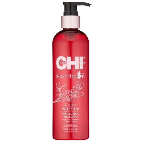 CHI Rose Hip Oil Color Nurture Protecting Shampoo (farbené vlasy) - Ochranný šampón