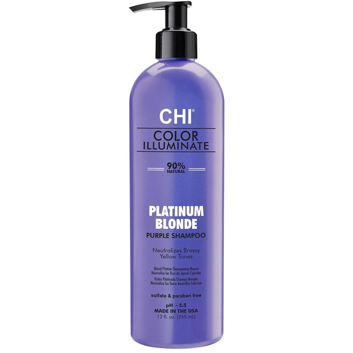 Color Illuminate Platinum Blonde Purple Shampoo - Rozjasňující šampon pro platinově blond a šedivé vlasy