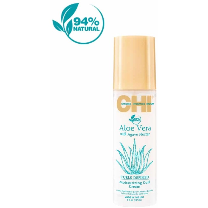 CHI Aloe Vera Curls Defined Moisturizing Curl Cream - Ľahký krém pre prirodzené kadere
