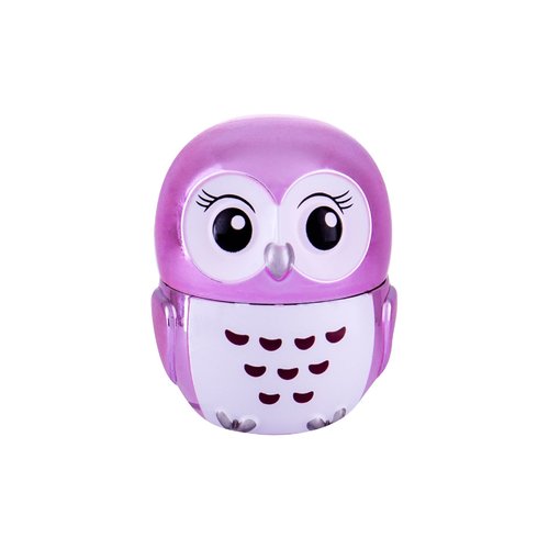 Lovely Owl Metallic Lip Balm Cotton Candy ( cukrová vata ) - Balzám na rty ve tvaru sovy