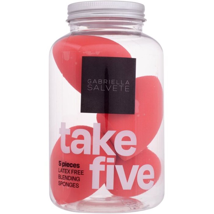Gabriella Salvete Take Five Applicator ( červená ) - Bezlatexové houbičky na make-up 1 ml