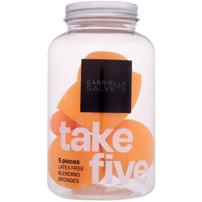 Gabriella Salvete Take Five Applicator ( oranžová ) - Bezlatexové houbičky na make-up 1 ml