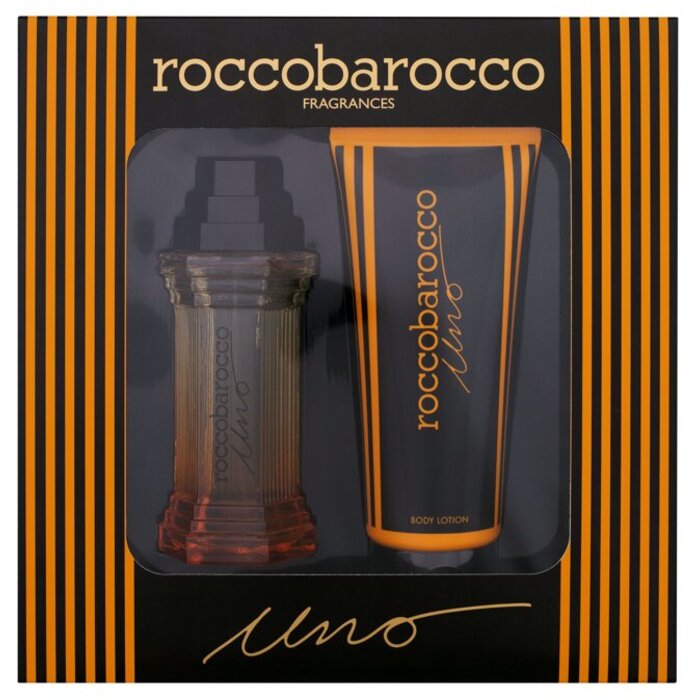 Roccobarocco Uno Dárková sada dámská parfémovaná voda 100 ml a tělové mléko 200 ml