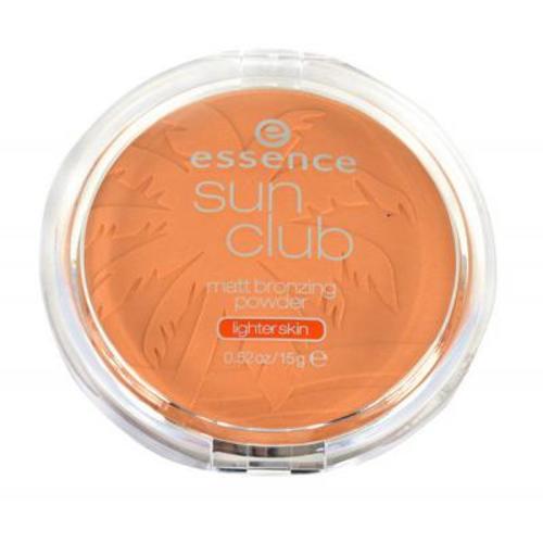 Essence Sun Club Matt Bronzing Powder - Matující bronzer 15 g - 02 Sunny