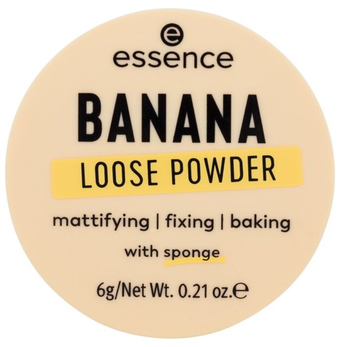 Essence Banana Loose Powder - Zmatňující sypký pudr 6 g 0 g