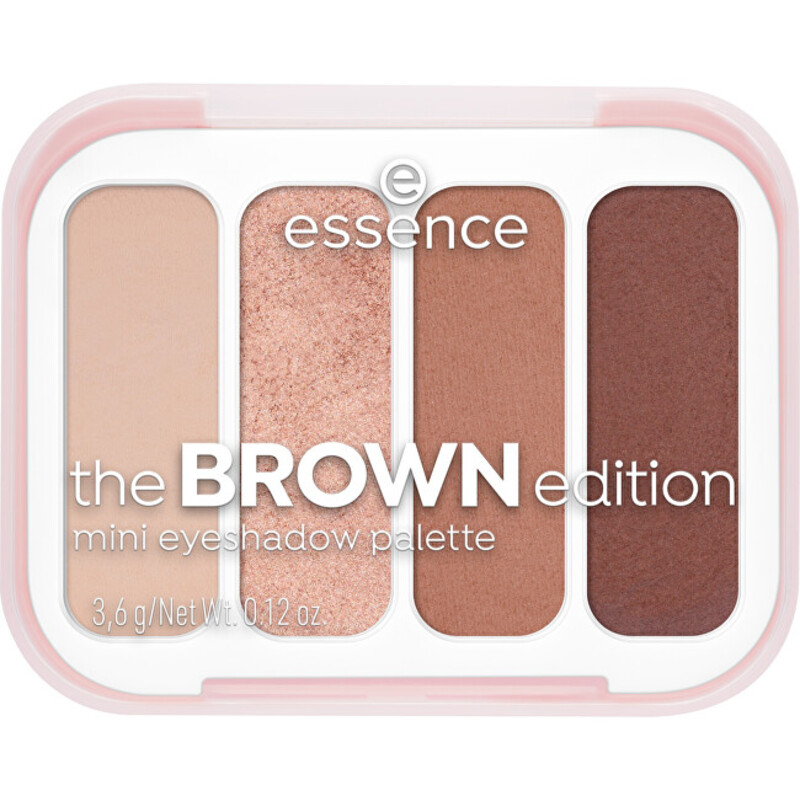 Brown Mini Eyeshadow Palette - Mini paletka očních stínů 3,6 ml
