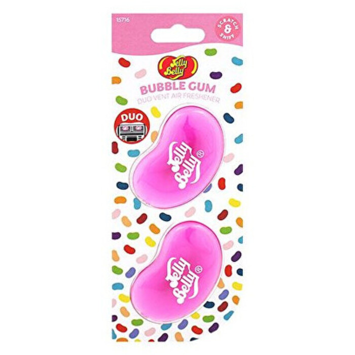 Jelly Belly Bubble Gum Vent Stick - Vůně do auta ( 2 ks )