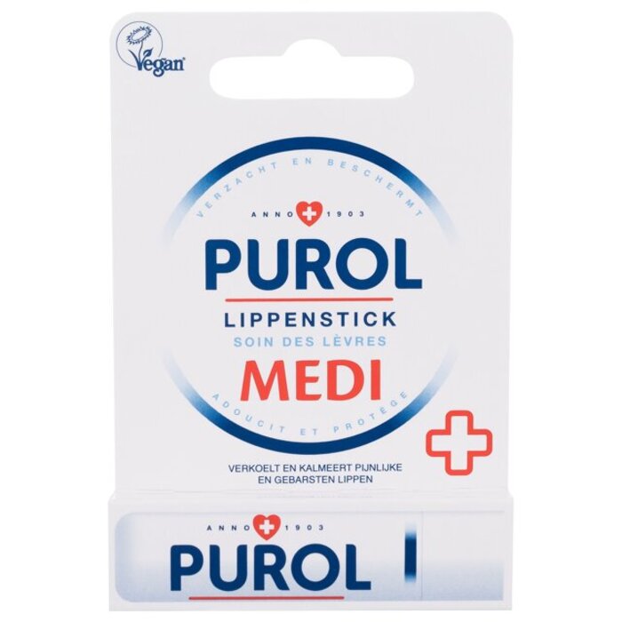 Purol Lipstick Medi unisex obnovující balzám na rty 4,8 g