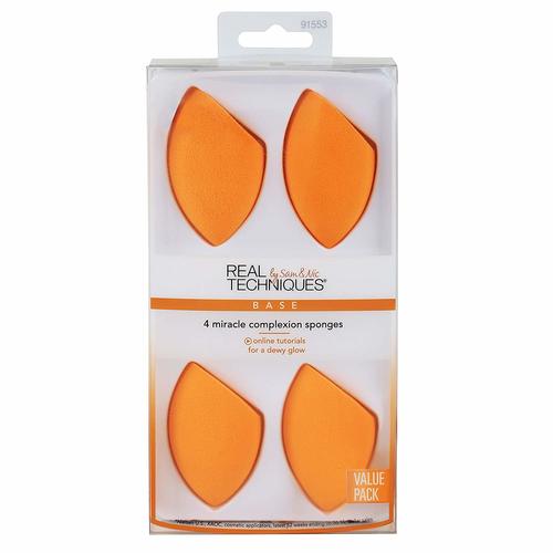 Real Techniques Miracle Complexion Sponge set 4 houbiček na make-up 4 ks