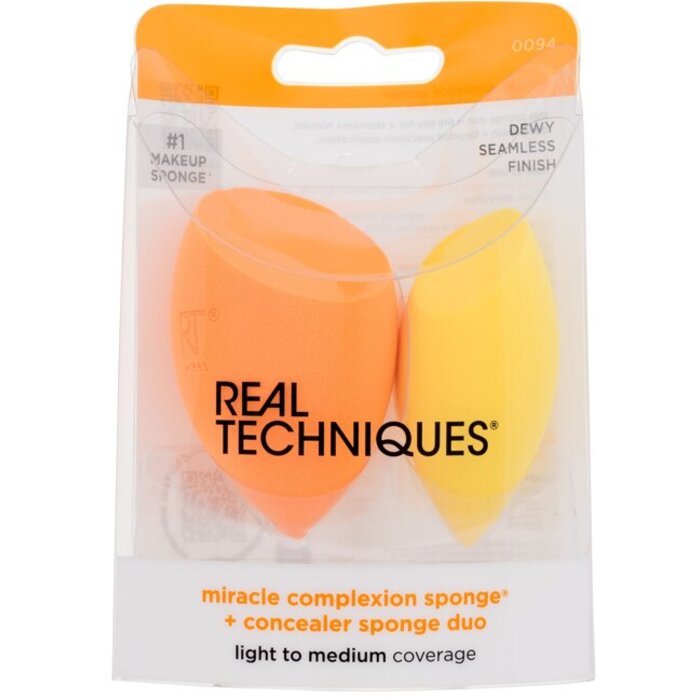 Real Techniques Miracle Complexion Sponge + Concealer Sponge Duo - Aplikátor 1 ks