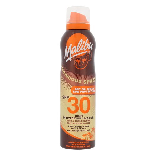 Malibu Continuous Spray Dry Oil SPF30 - Suchý olej ve spreji 175 ml