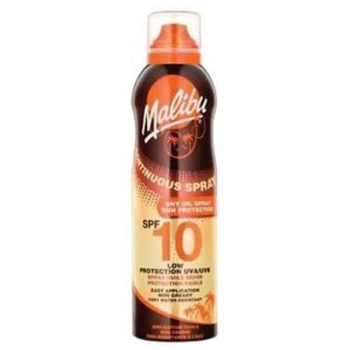 Malibu Continuous Spray Dry Oil SPF10 - Suchý olej ve spreji 175 ml
