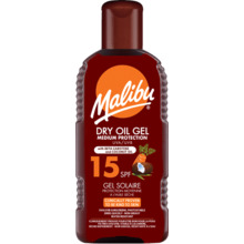 Dry Oil Gel With Beta Carotene and Coconut Oil SPF15 - Voděodolný olejový gel na opalování