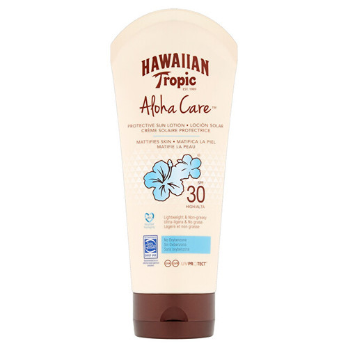 Hawaiian Tropic Aloha Care Protective Sun Lotion Mattifies Skin SPF 30 - Opalovací mléko zmatňující 180 ml