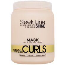 Sleek Line Waves & Curls Mask - Hloubkově hydratační maska pro kudrnaté a vlnité vlasy