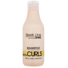 Sleek Line Waves & Curls Shampoo - Čisticí a hloubkově hydratační šampon pro kudrnaté a vlnité vlasy