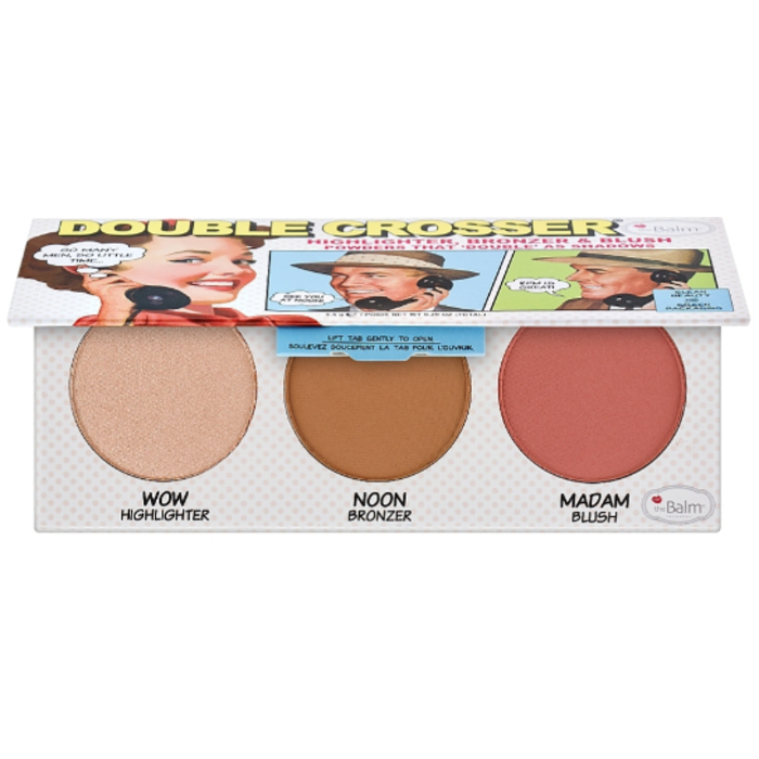 Double Crosser Highlighter, Bronzer & Blush Palette - Paletka na tvár 8,5 g
