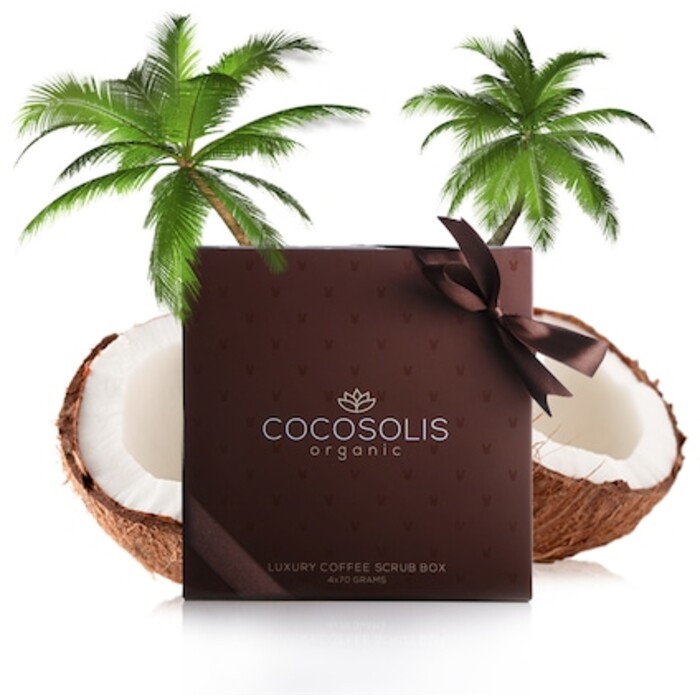 Luxury Coffee Scrub Box - Dárková sada s peelingovým účinkem